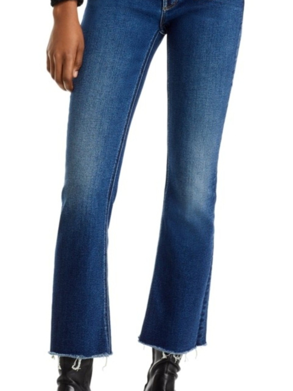 Mother Jeans-Outsider Ankle FRAY